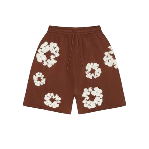 Denim Tears Short con estampado Cotton Wreath