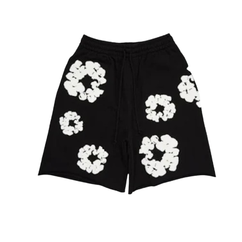 Denim Tears Short con estampado Cotton Wreath