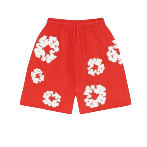 Denim Tears Short con estampado Cotton Wreath