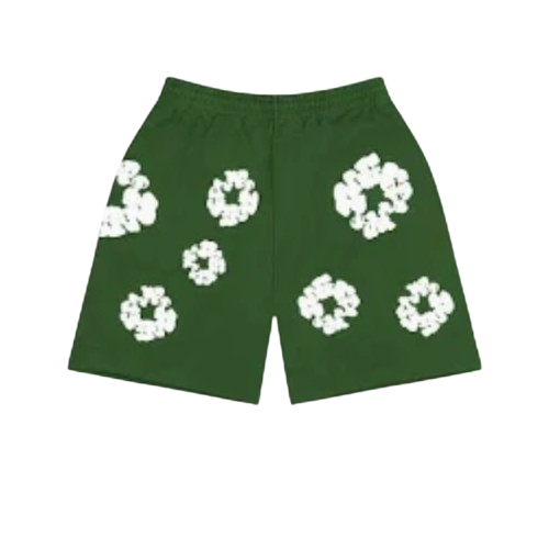 Denim Tears Short con estampado Cotton Wreath